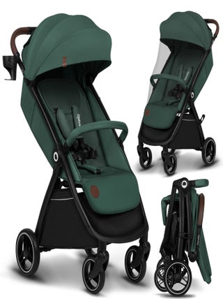 Poussette compacte LIONELO Ingrid - Amortissements - Jusqu'à 22 Kg - Légère & pliable