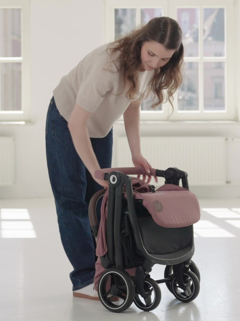 Poussette compacte LIONELO Ingrid - Amortissements - Jusqu'à 22 Kg - Légère & pliable Rose - Kiabi