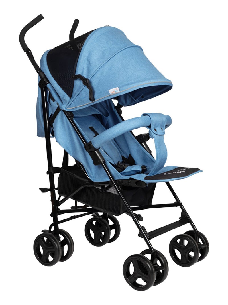 Poussette compacte promenade facile - Tataway Bleu Noir - Kiabi