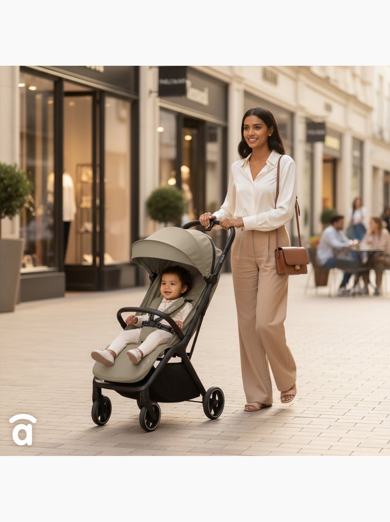 Poussette compacte tout-terrain doha asalvo Noir Beige - Kiabi