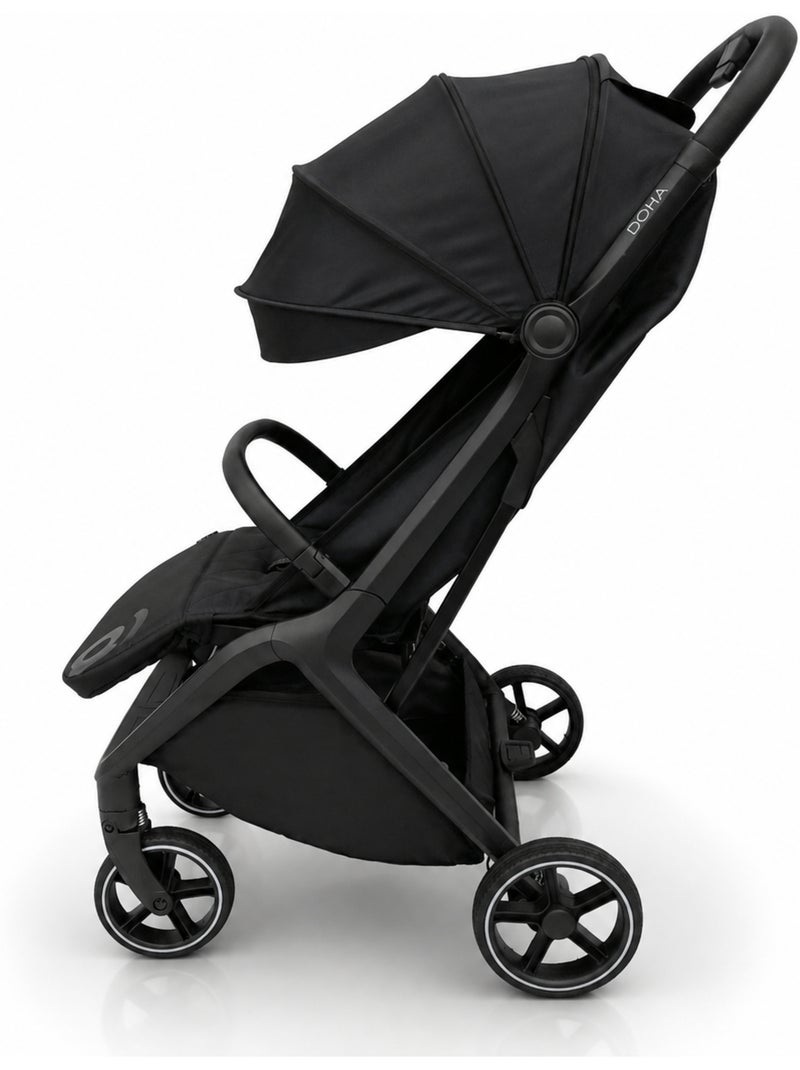 Poussette compacte tout-terrain Doha Asalvo Noir - Kiabi