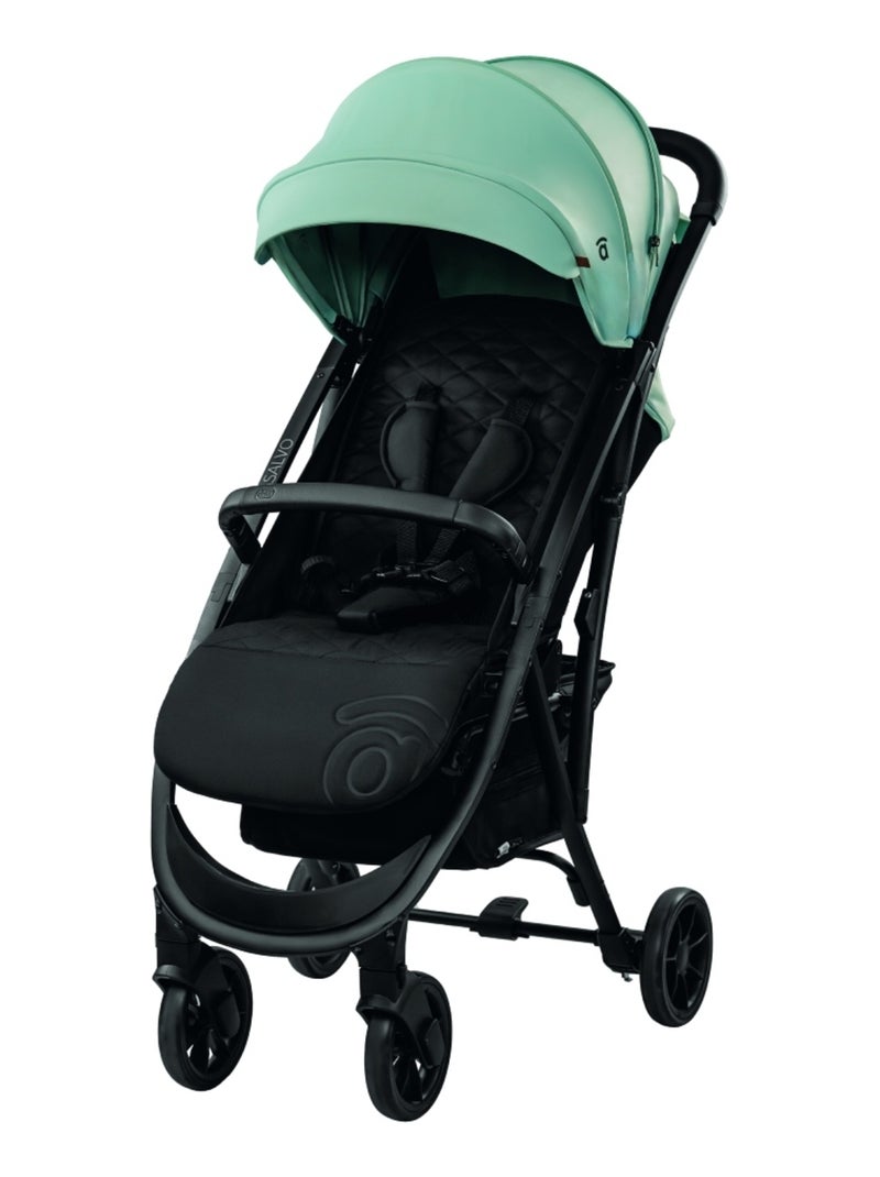 Poussette Coton Noir Vert - Kiabi