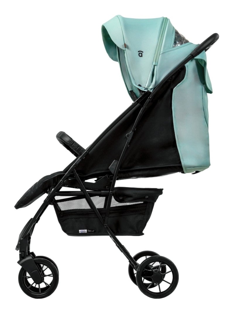 Poussette Coton Noir Vert - Kiabi