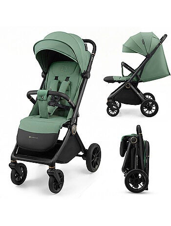 Poussette DAVE aluminium 9,5 kg, dossier 3 positions et moustiquaire incluse