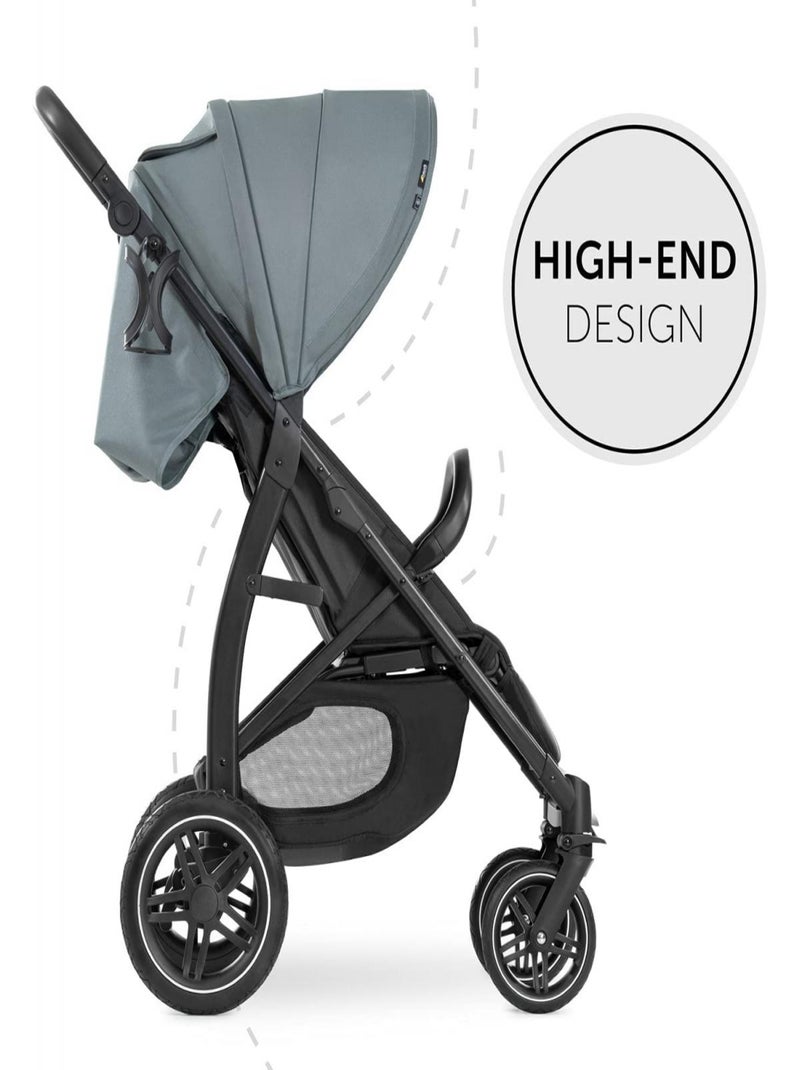 Poussette de courses Rapid 4D Jungle Vert - Kiabi