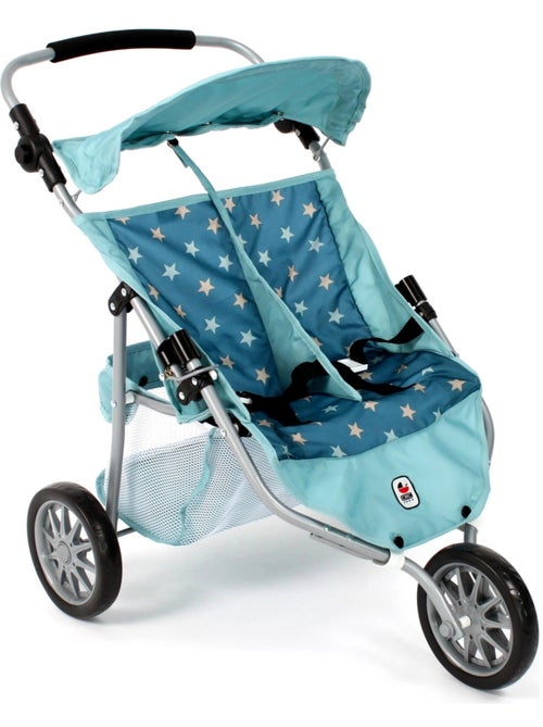 Poussette de jogging moderne à 3 roues pour poupées - Kiabi