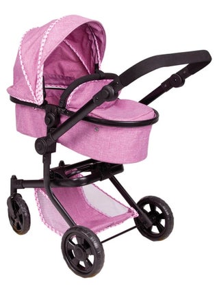 Poussette de poupée 2 en 1 Trend Fuchsia