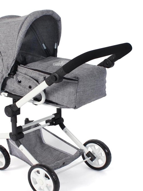 Poussette de poupée combinée JARA jean gris - Kiabi