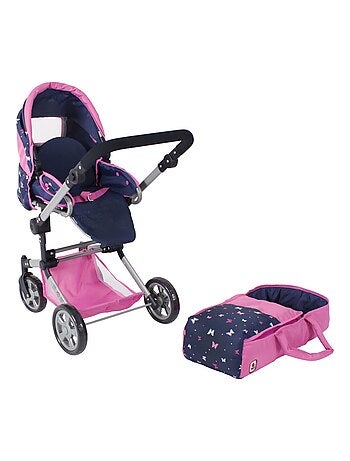 Poussette de poupée combinée JARA Papillon