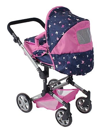 Poussette de poupée combinée JARA Papillon