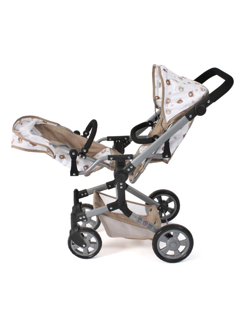 Poussette de poupée Linus Duo Beige - Kiabi