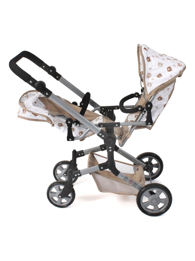 Poussette de poupée Linus Duo Beige - Kiabi