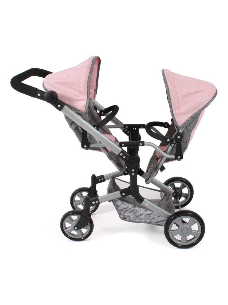 Poussette de poupée Linus Duo Rose - Kiabi