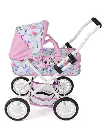Poussette de poupée Smarty Fleurs