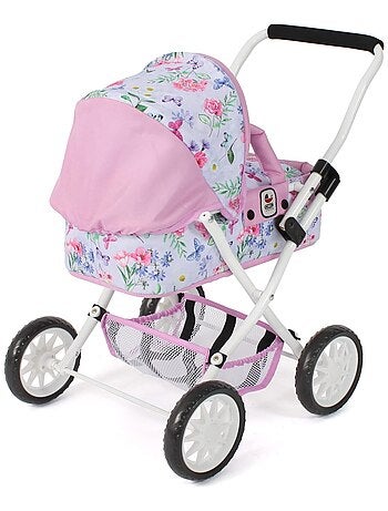 Poussette de poupée Smarty Fleurs
