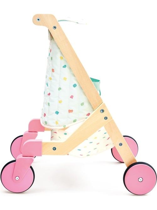 Poussette de poupée "sweet walks" en bois - Kiabi