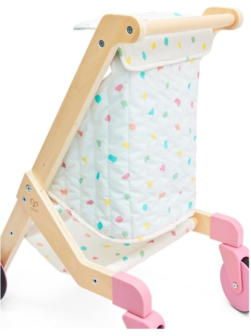 Poussette de poupée "sweet walks" en bois - Kiabi