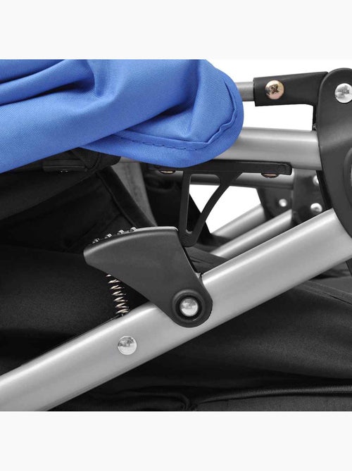 Poussette double acier châssis et 3 positions - vidaxl - Kiabi