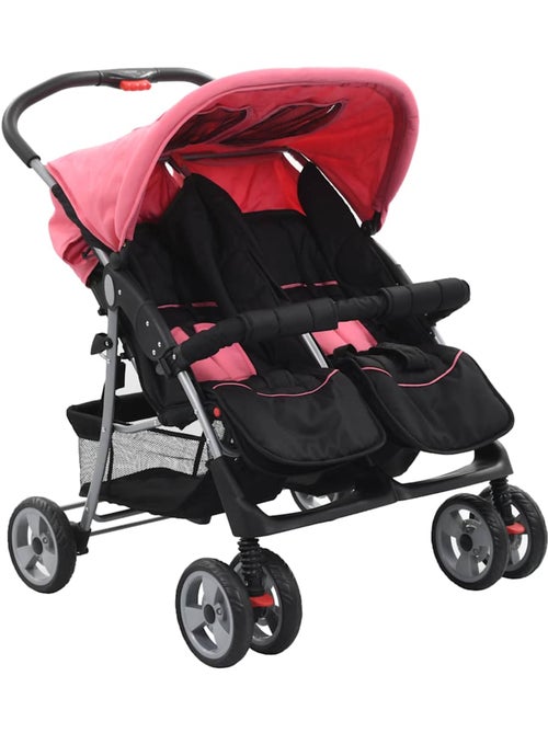 Poussette double acier châssis et 3 positions - vidaxl - Kiabi