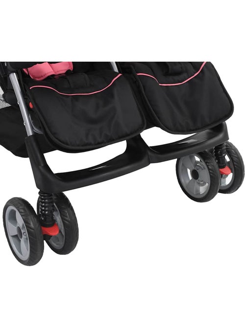 Poussette double acier châssis et 3 positions - vidaxl - Kiabi