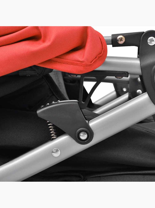 Poussette double acier châssis et 3 positions - vidaxl - Kiabi