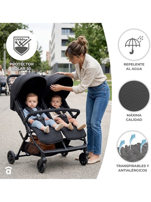 Poussette double Henry Asalvo - Kiabi