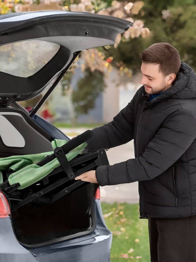 Poussette Double Henry Vert - Kiabi