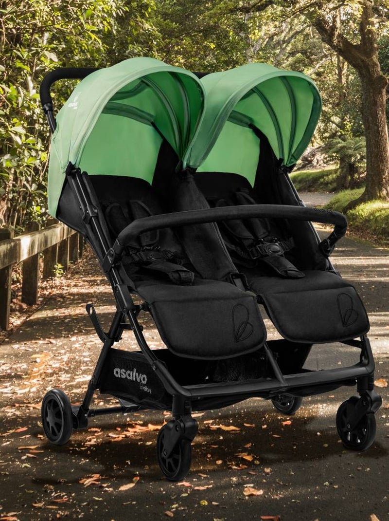 Poussette Double Henry Vert - Kiabi