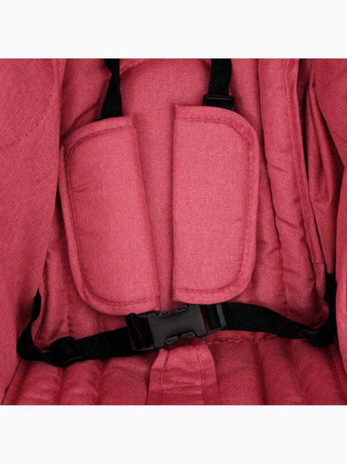 Poussette double jumelle pliable 2 places 2 capotes - vidaxl - Kiabi