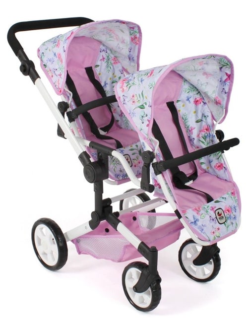 Poussette double pour poupées Linus Duo Flowers - Kiabi