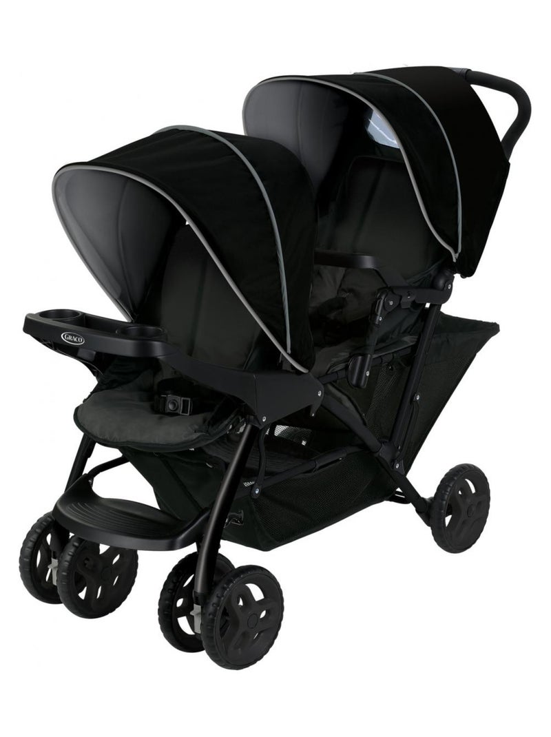 Poussette Double Stadium Duo Noir - Kiabi