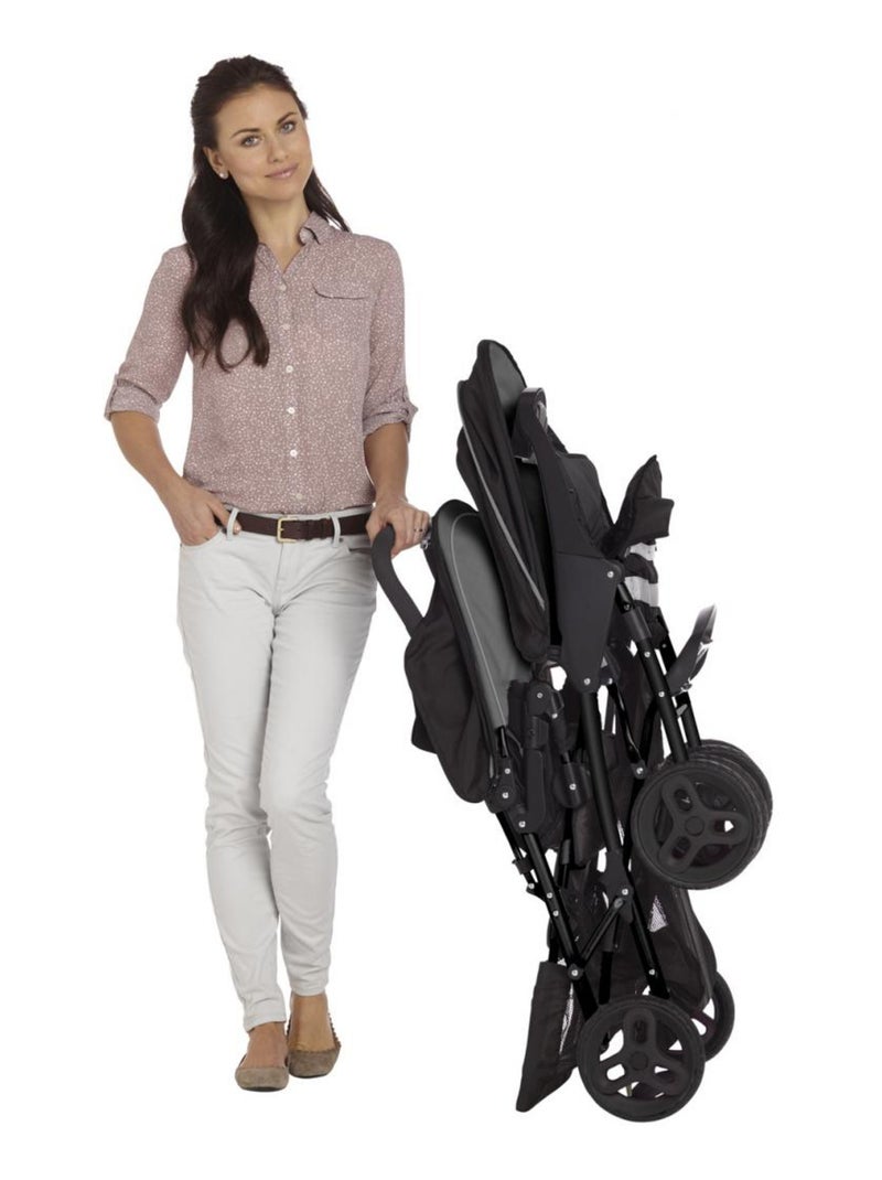 Poussette Double Stadium Duo Noir - Kiabi