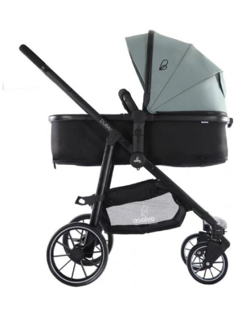 Poussette Dubaï II Noir Vert - Kiabi