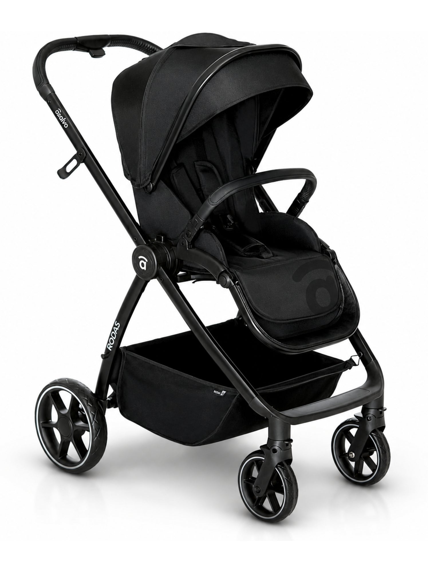 Poussette Double Tandem Léger Et Pliable - Sièges Réversibles - Charge Max 30 Kg (2x15kg) - De La Naissance à 36 Mois - 6