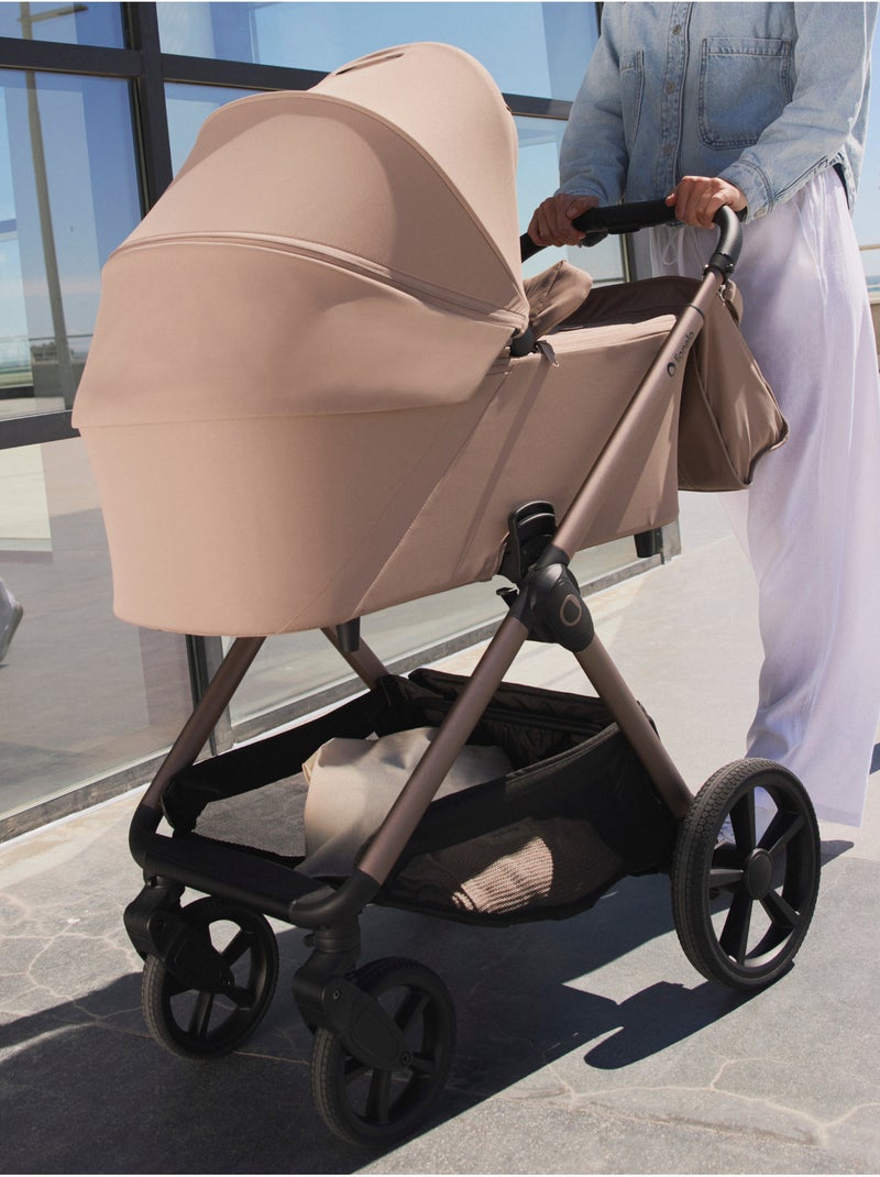 Poussette Duo LIONELO Carmine - Jusqu'à 22kg - Pack poussette, Nacelle et Accessoires Gris - Kiabi