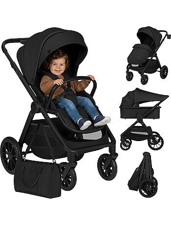 Poussette Duo LIONELO Layla 2en1 - Jusqu'? 22kg - Pack poussette, Nacelle et Accessoires