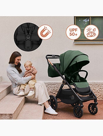 Poussette Duo LIONELO Layla 2en1 - Jusqu'? 22kg - Pack poussette, Nacelle et Accessoires