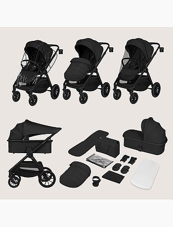 Poussette Duo LIONELO Layla 2en1 - Jusqu'? 22kg - Pack poussette, Nacelle et Accessoires