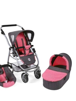 Poussette Emotion 3in1 Anthracite Rose