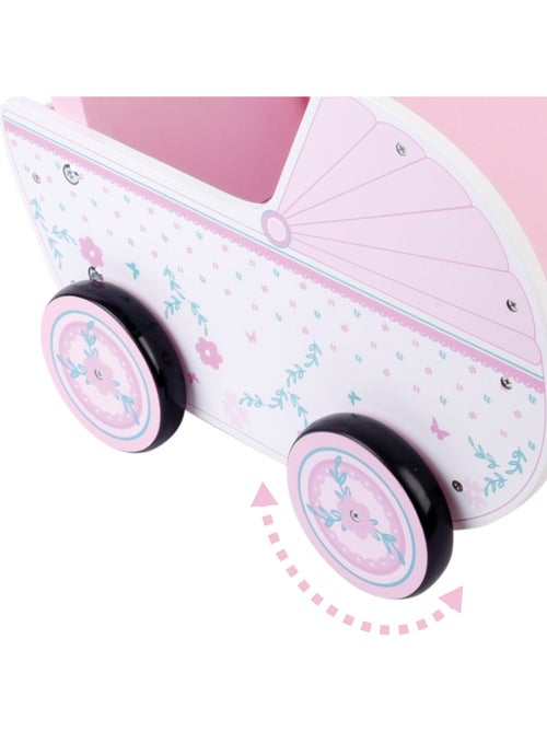 Poussette en bois pour poupée woomax - Kiabi Poussette en bois pour poupée woomax - Kiabi