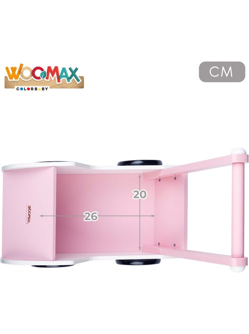 Poussette en bois pour poupée woomax - Kiabi Poussette en bois pour poupée woomax - Kiabi