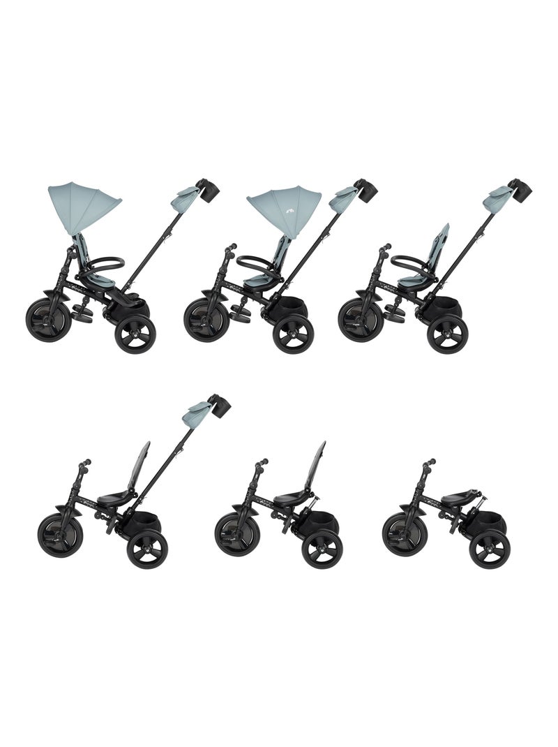 Poussette et tricycle bébé 2 en 1 Windy Bleu - Kiabi