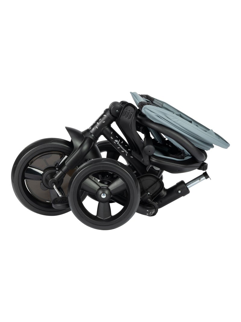 Poussette et tricycle bébé 2 en 1 Windy Bleu - Kiabi