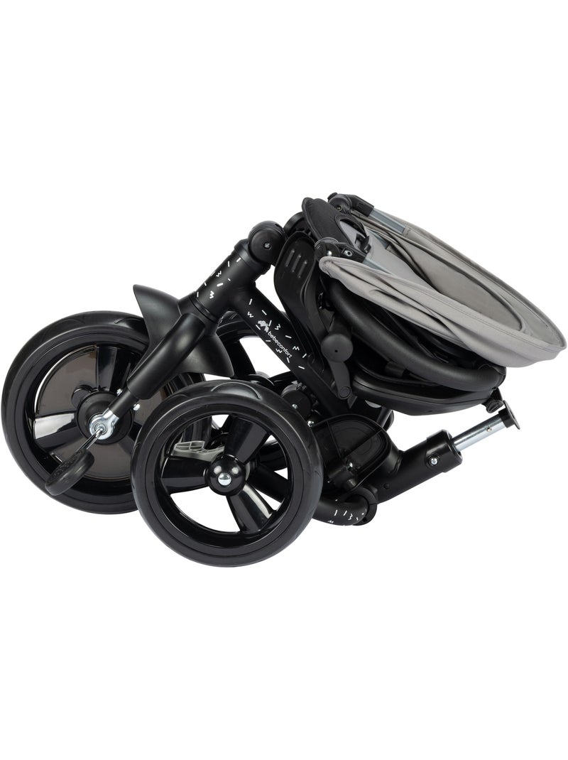 Poussette et tricycle bébé 2 en 1 windy Gris Noir - Kiabi