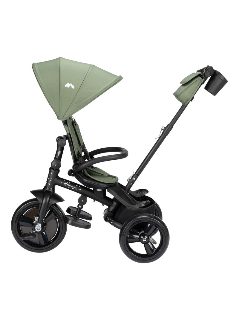 Poussette et tricycle bébé 2 en 1 Windy Vert - Kiabi