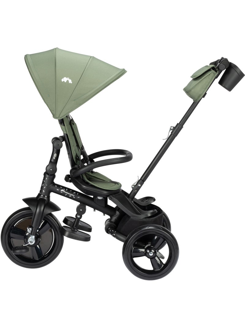 Poussette et tricycle bébé 2 en 1 windy Vert foncé - Kiabi