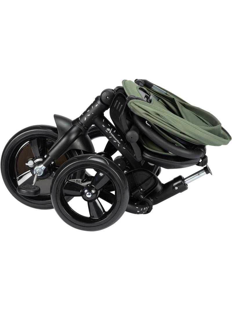 Poussette et tricycle bébé 2 en 1 windy Vert foncé - Kiabi