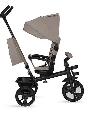 Poussette et tricycle bébé lionelo haari - jusqu'à 25 kg - siège réversible - panier et sac inclus