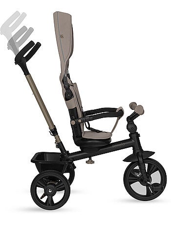 Poussette et tricycle bébé lionelo haari - jusqu'à 25 kg - siège réversible - panier et sac inclus