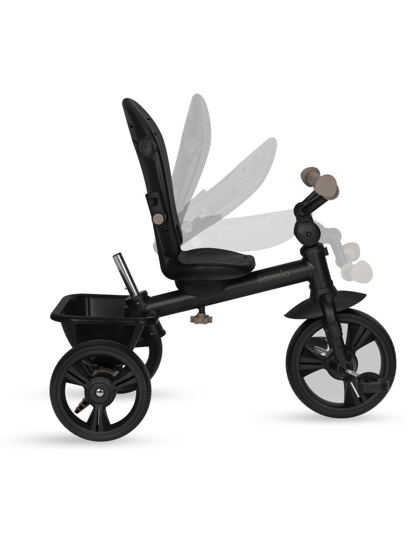 Poussette et tricycle bébé lionelo haari - jusqu'à 25 kg - siège réversible - panier et sac inclus Beige - Kiabi